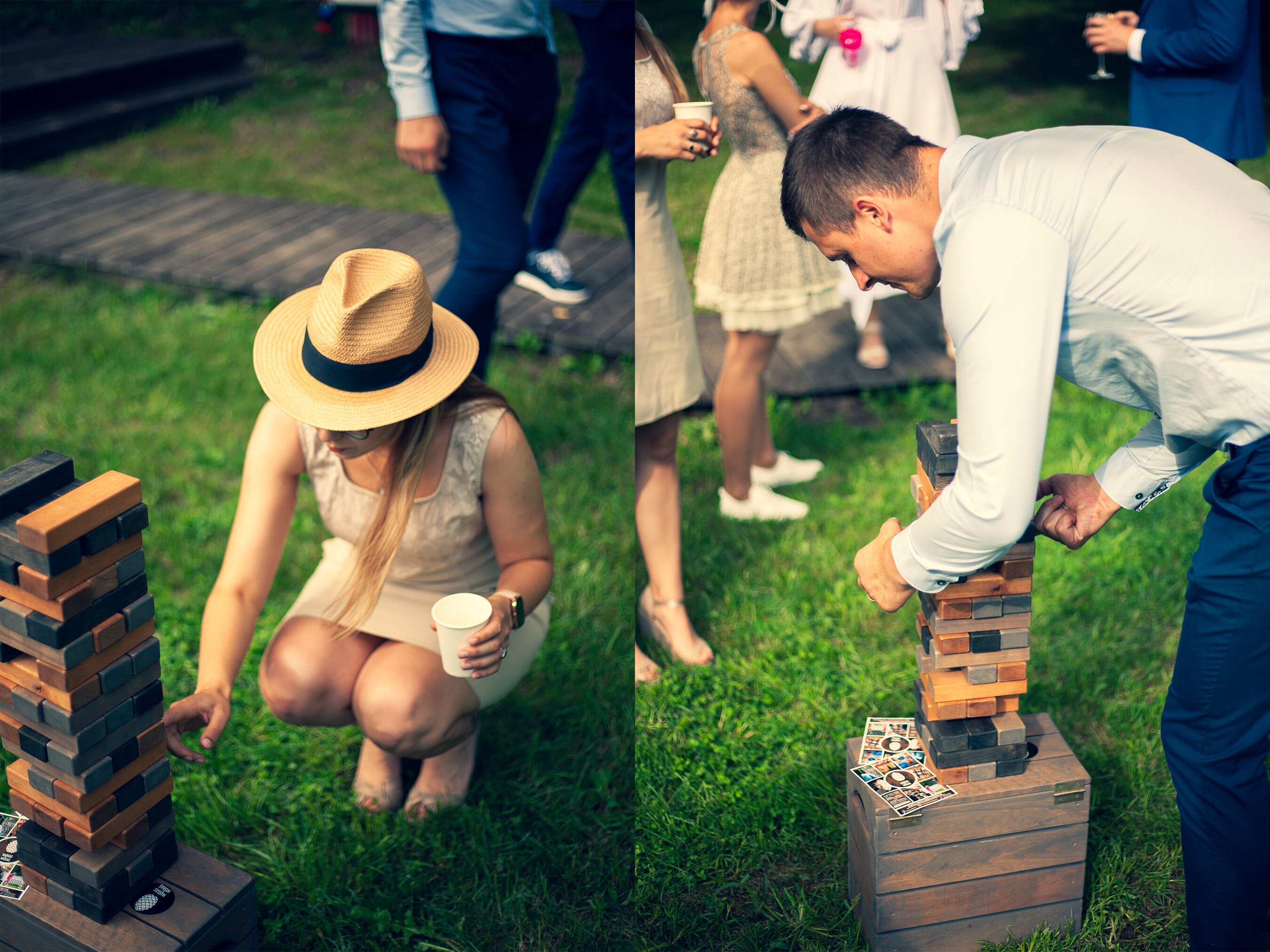 Tumbling Game, Wooden Block Tower, Big Tower Game, Tumbling Tower, Tower Blocks, Indoor