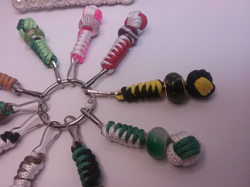 ZIPPER PULLS paracord specialty bead easy to hold zipper Etsy
