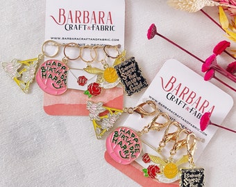 5 anillos marcadores de tejido/crochet HP Magical Universe - Wizard Notion