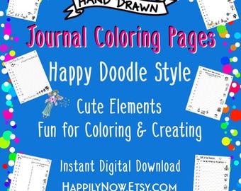 Journal & Coloring pages