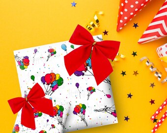 Happy Birthday Celebration Gift Wrap Papers