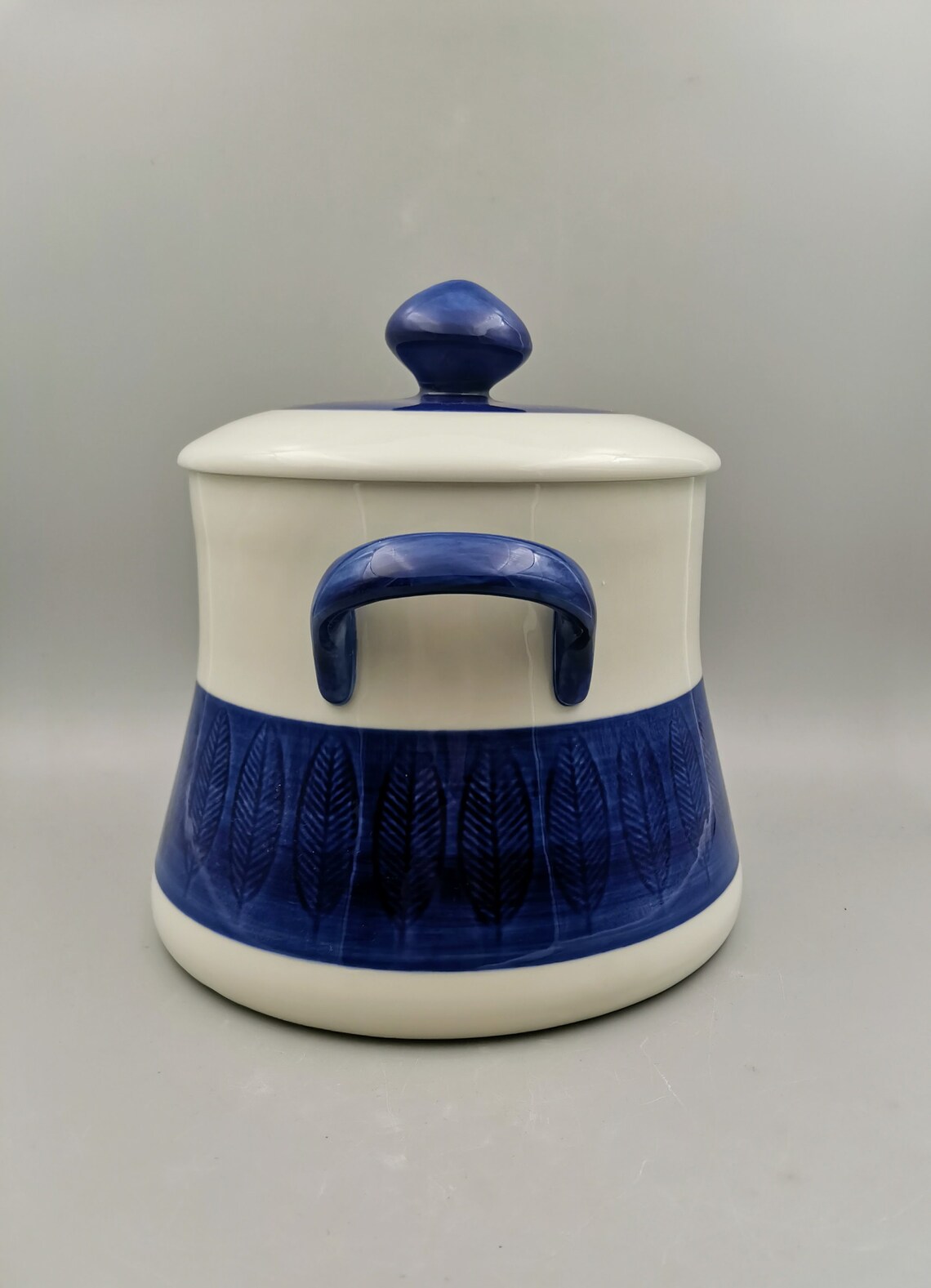 Koka Blue Rorstrand Sweden Blå Koka Tureen Designed by Hertha Etsy