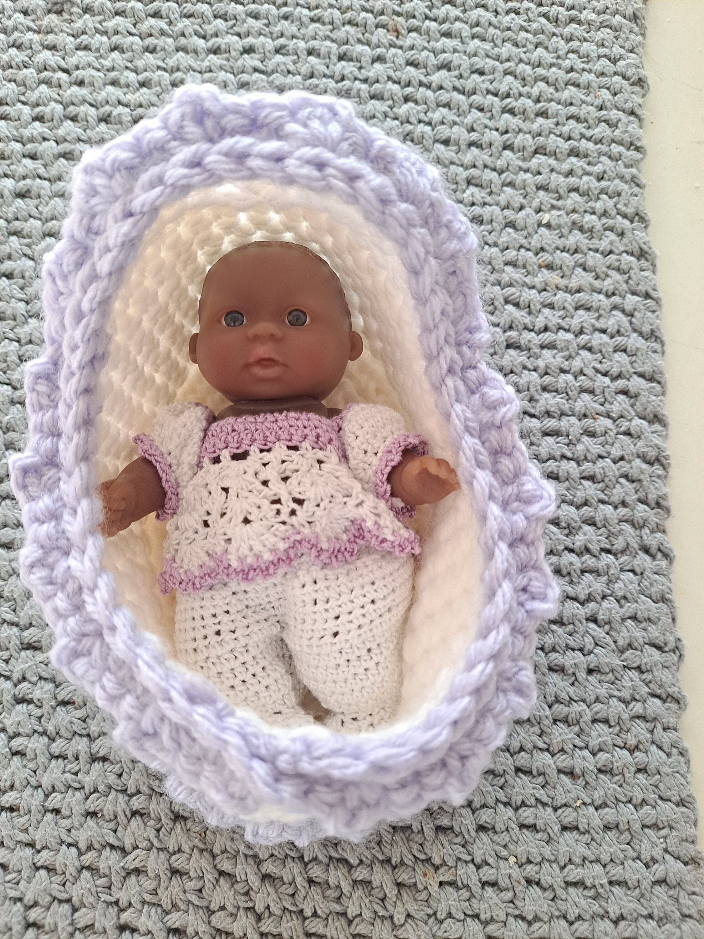Bitty Baby in a Moses Basket