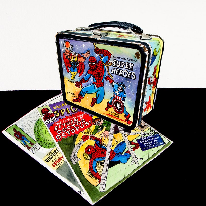 Old Lunch Box - Etsy