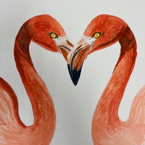 Flamingo Heart