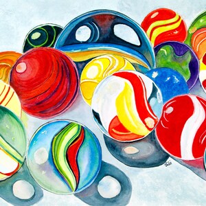 子ども時代を思い出す - ビー玉遊び