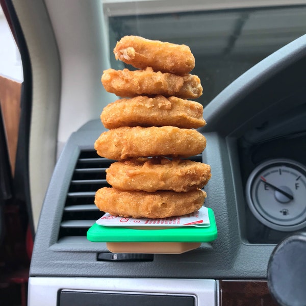 Clip & Dip - Vehicle Vent Accessory for Sauce-Dipping On-the-Go!