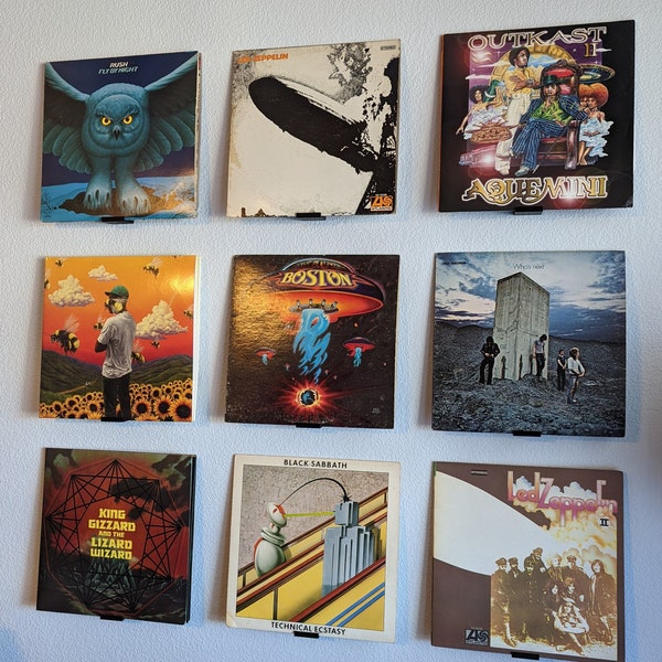 Vinyl Album Wall Shelf | Album Shelf | Vinyl Holder | Vinyl Display | Wall Art | Vinyl Art