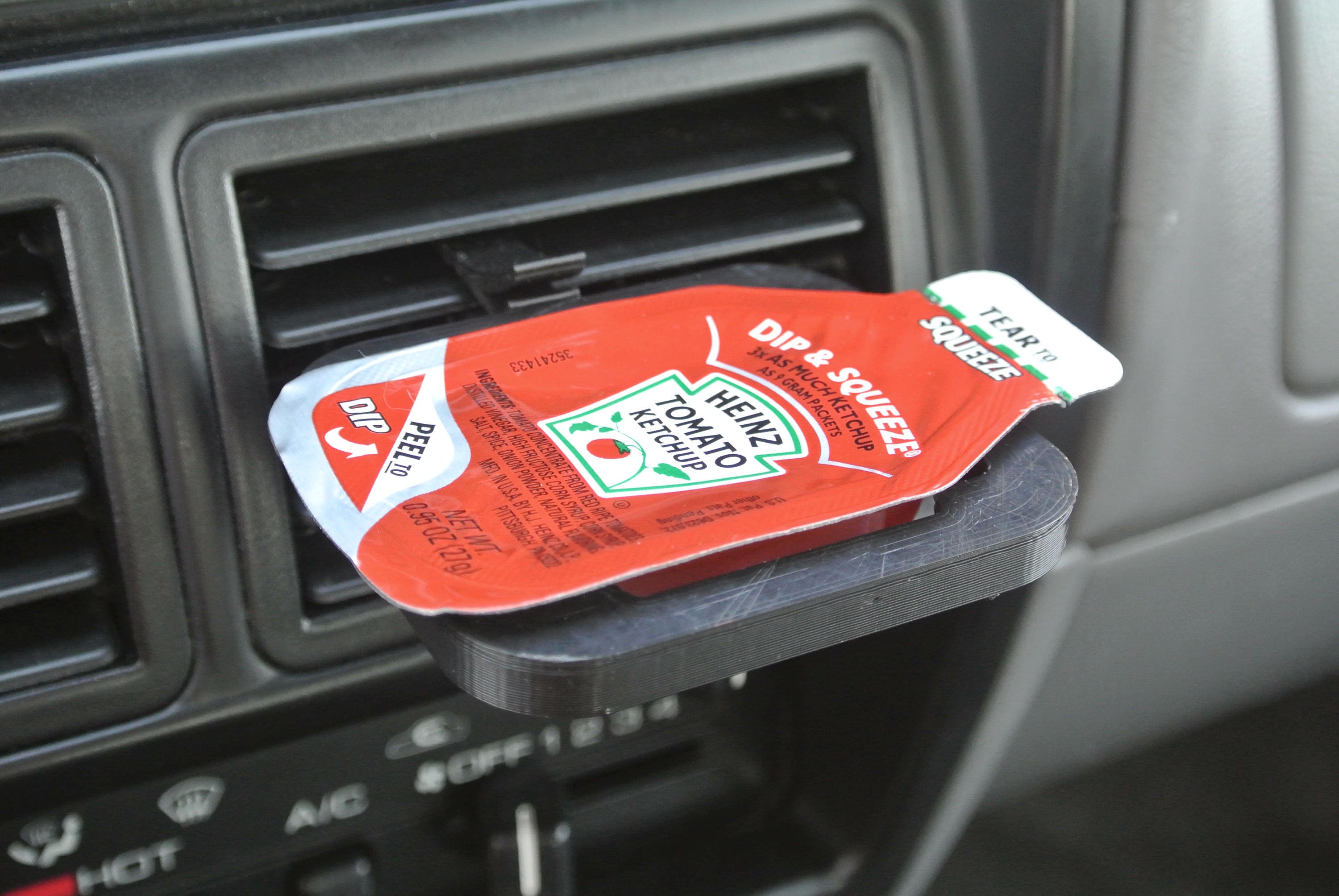 Car Vent Sauce Dipping Clip 2-Count Condiment Holders