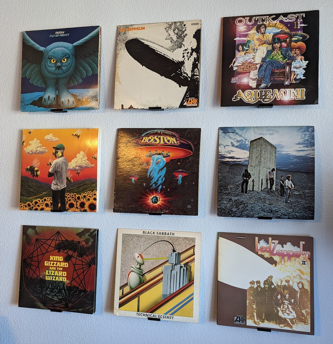 Vinyl Album Wall Shelf Album Shelf Vinyl Holder Vinyl Display Wall Art
