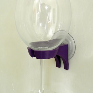 Wine Glass Holder for Bathtub or Shower bridesmaid gift Wine Gift Shower Caddy Wine Bridal  Birthday Gift Mothers Day Wife Gift