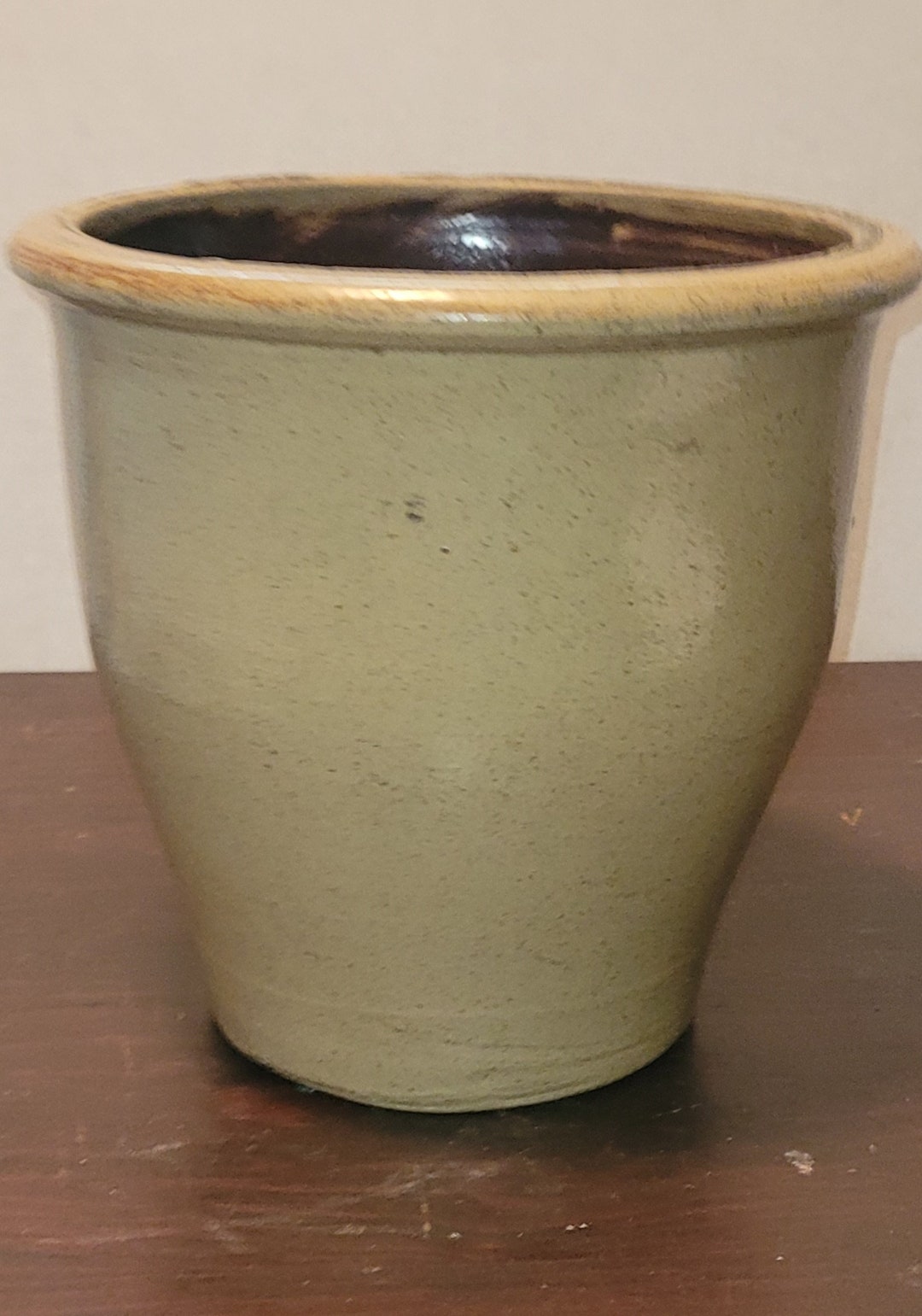 SALE PRICED Stoneware Apple Butter/butter Crock or Cream Etsy