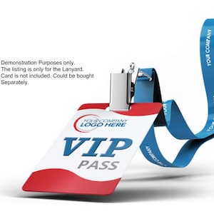 Custom Printed Polyester Lanyards – Free Digital Proof & Shipping Included | Set of 100