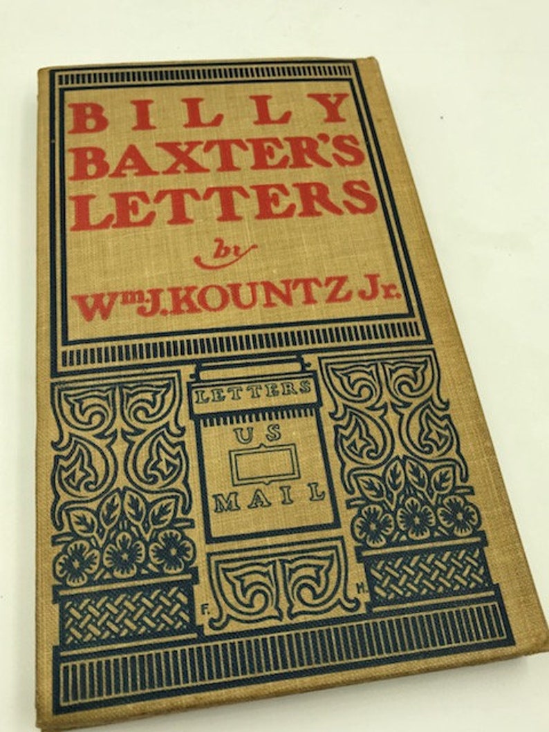 Title is Billy Baxter 's Letter's by Wm. J. Kountz - Etsy