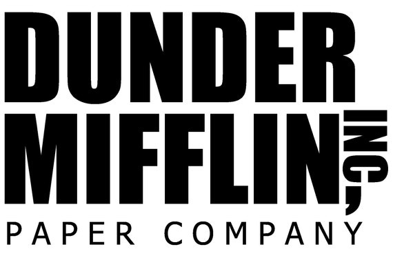 The Office Sign – Dunder Mifflin Logo – The Office Merchandise