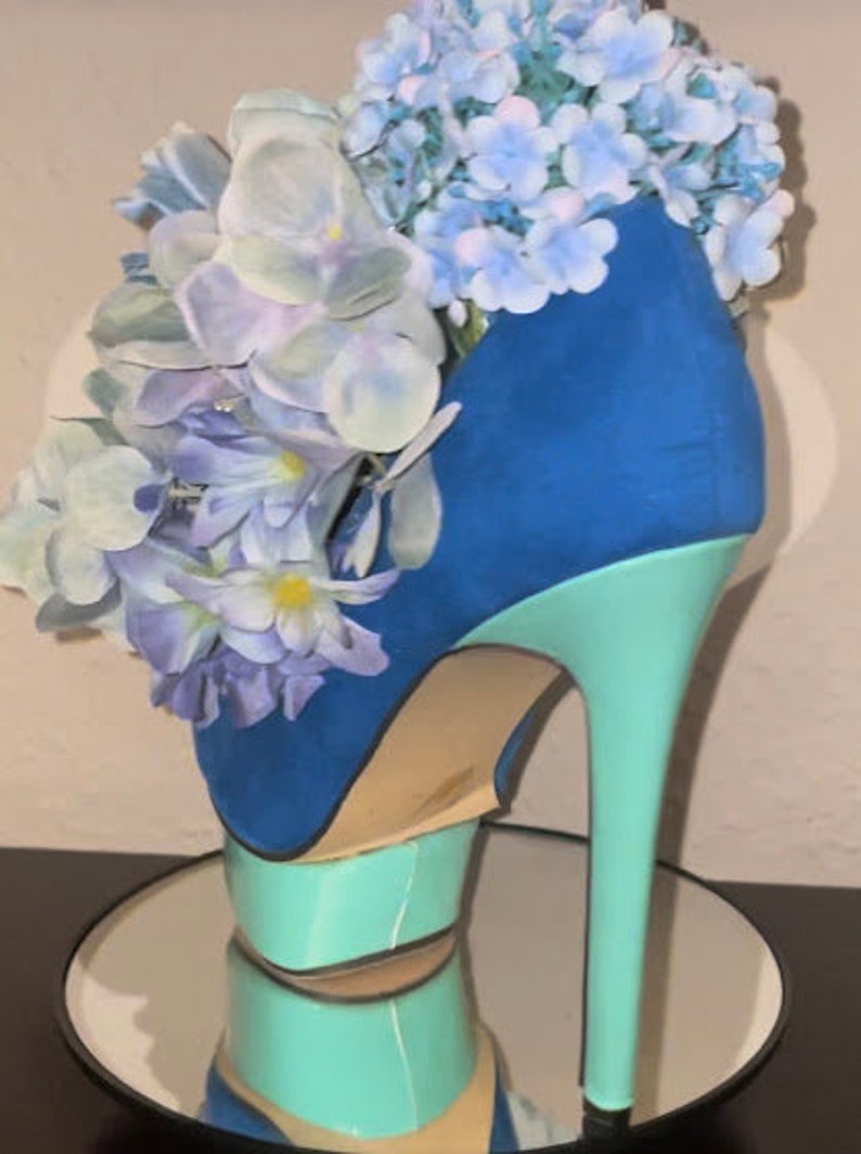 Bridal Shower Centerpiece High Heel Floral Arrangement Etsy