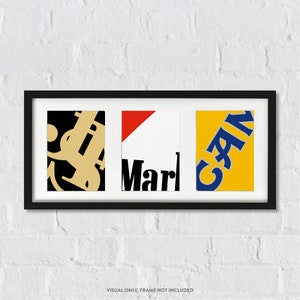 Karty artystyczne Motorsport | Ayrton Senna F1 Racing Livery Series Lotus McLaren | Współczesne pocztówki najwyższej jakości 11 x 16 cm 4x6” Bez ramki