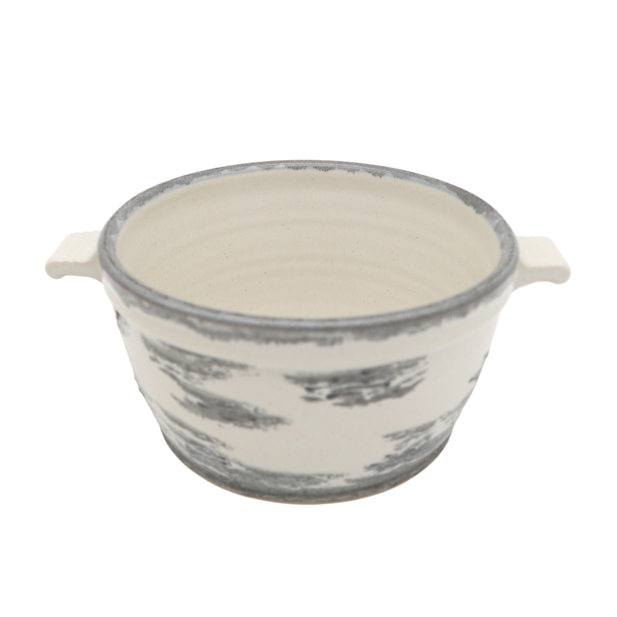 Bread Baker in Birch Bark Design Pottery Pottery Bowl Etsy