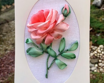 Birthday Card Postcard  12th 4th anniversary card for her Linen anniversary gift to wife Traditional Silk gift  4 year wedding anniversary