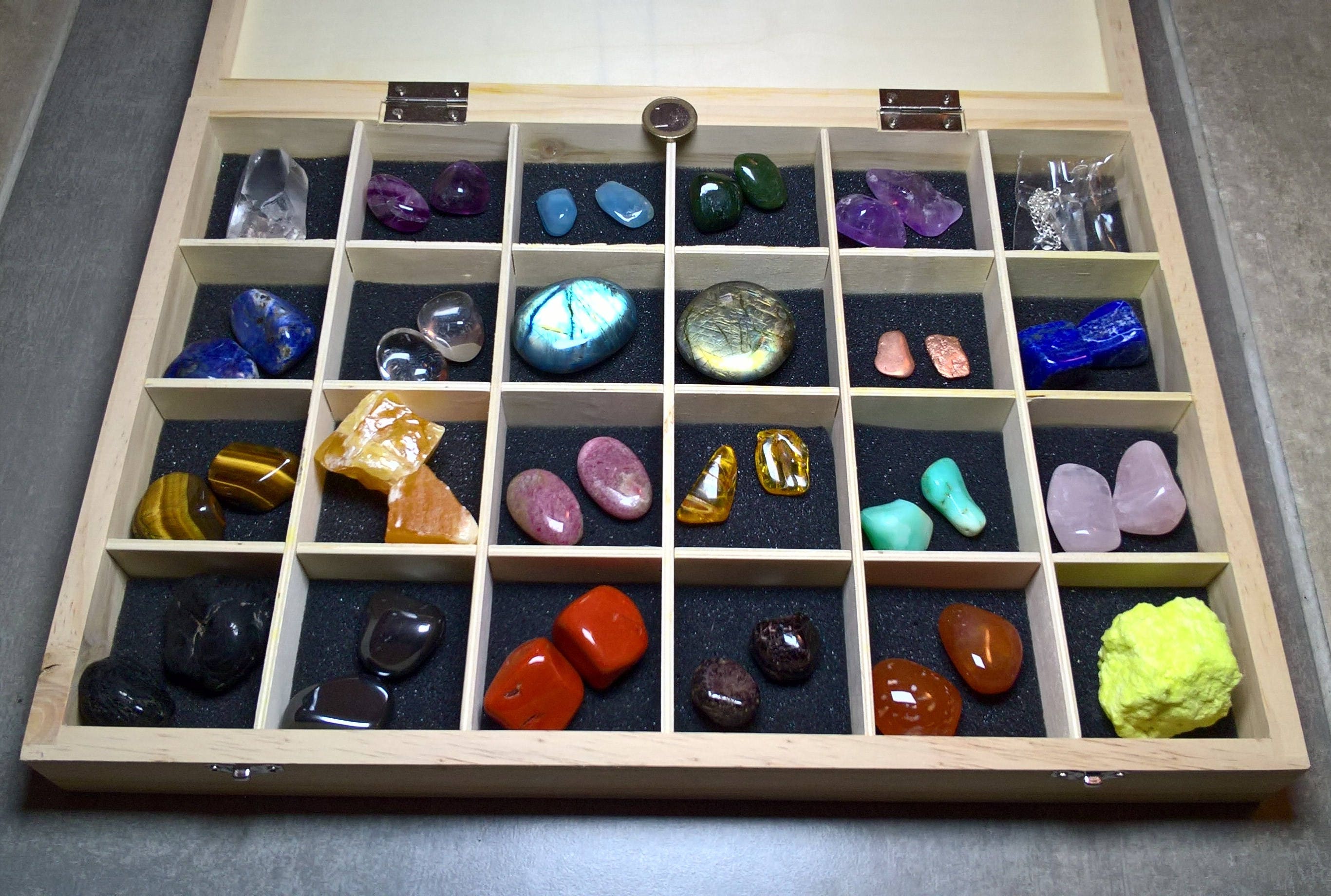 Coffret Pierres Lithothérapie : Deluxe édition - Etsy France