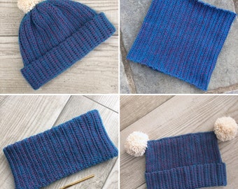 4 Easy Accessories: Hat and Cowl crochet pattern