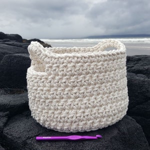 Chunky Rope Basket Crochet Pattern image 4