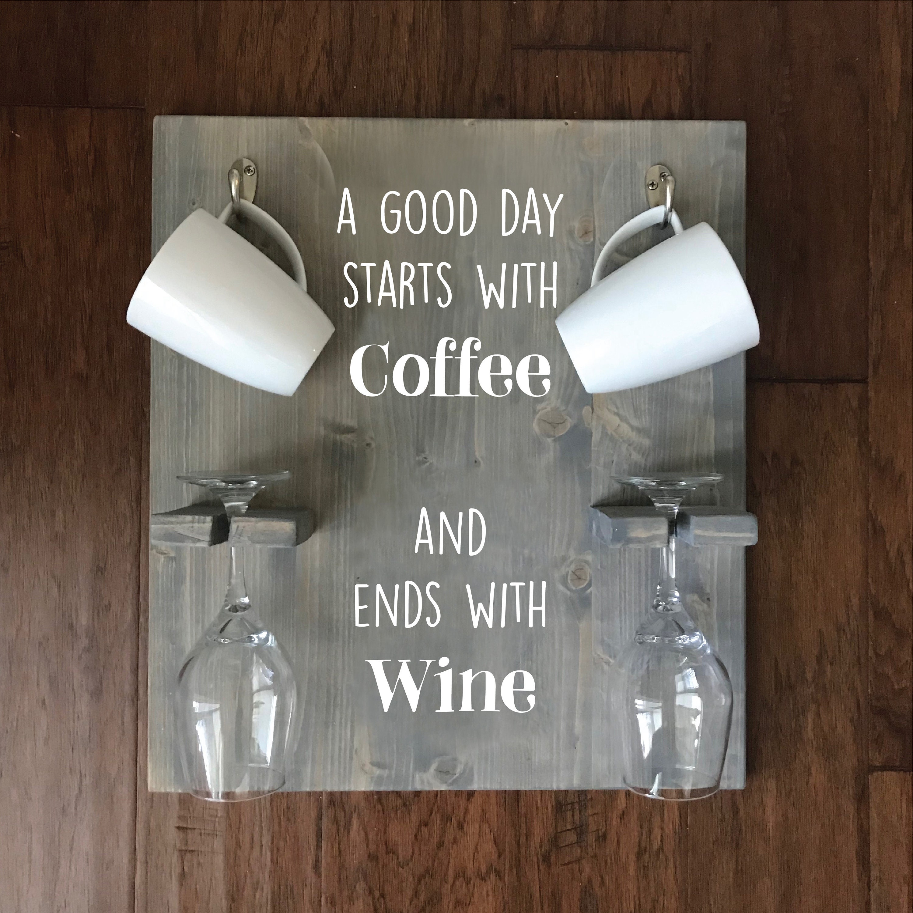 Am Pm Mug Wine Glass Holder