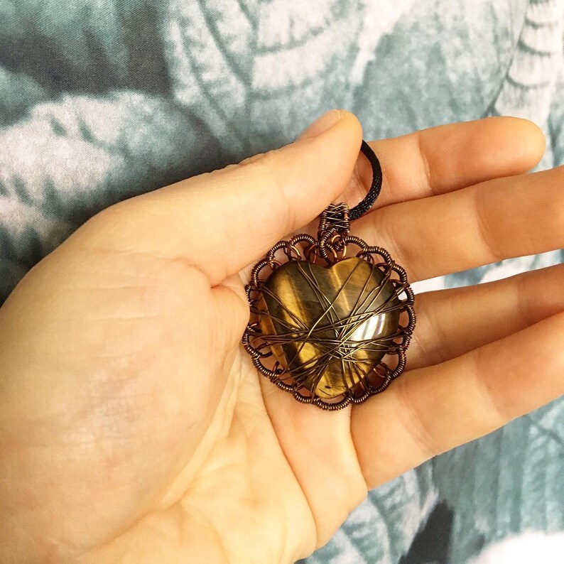 Infinite Loop Tigers Eye Necklace