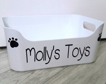 personalised cat toy box