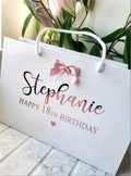 Personalised Gift Bag - Birthday Gift Bag - Custom Gift Bag - Personalised Birthday Gift Bag, Anniversary Gift Bag - Wedding Gift Bag
