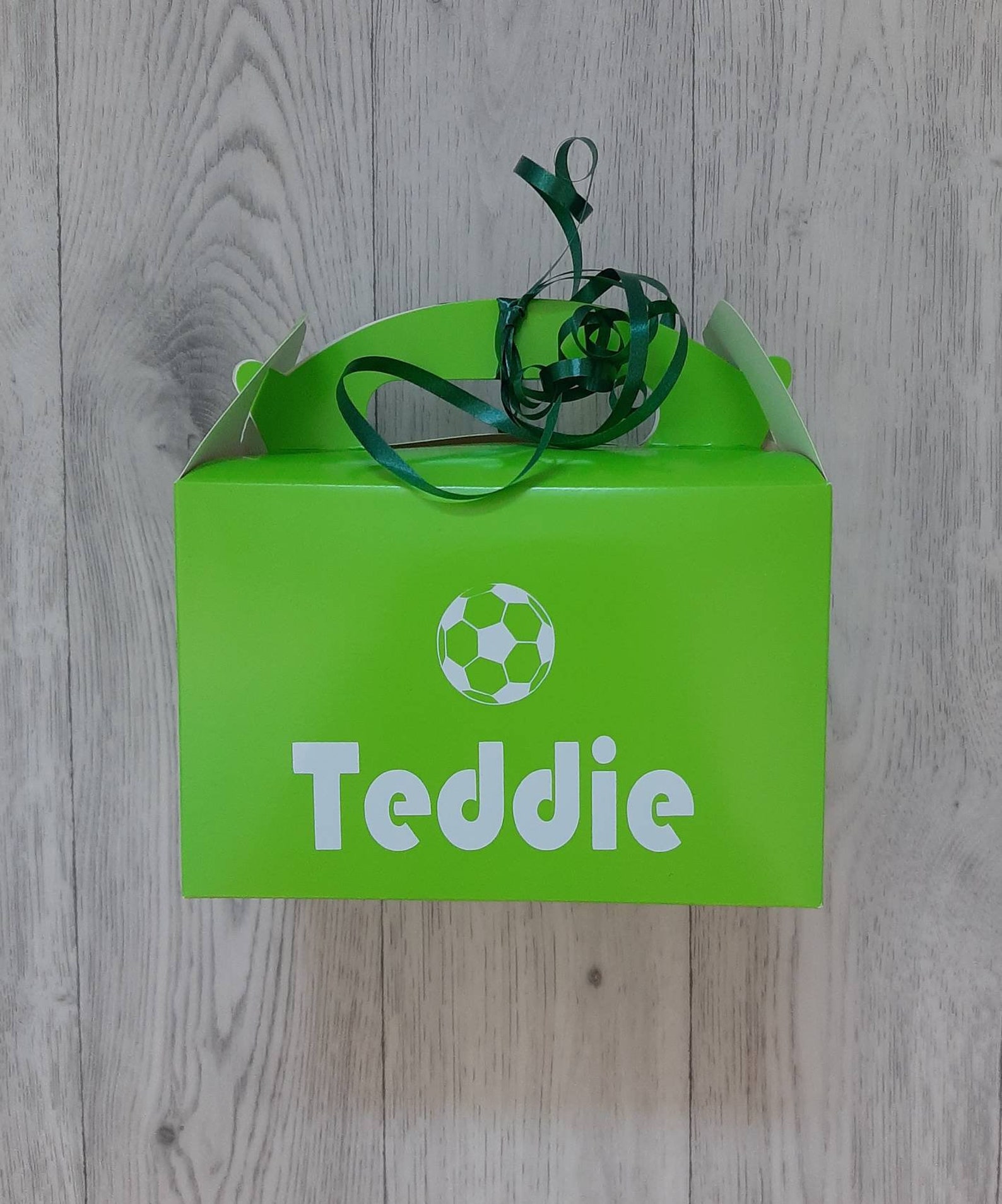 Personalised Football Party Box Kids Gift Box Party Favour Etsy