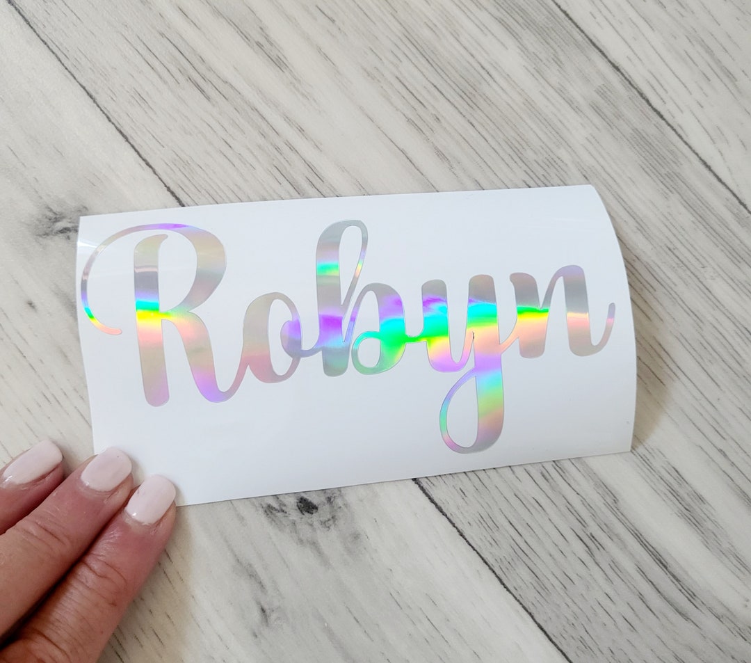 Personalised Name Vinyl Decal Custom Name Vinyl Stickers Wedding Decor