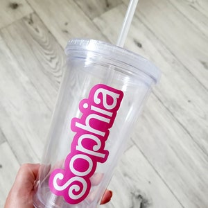 Personalised Name Sticker Vinyl Custom Name Vinyl Decals Water Bottle ...