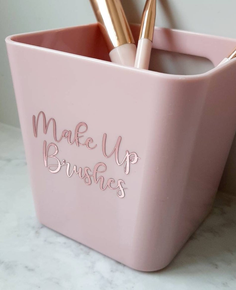 Personalised Make up Storage Box Make up Brush Holder Etsy UK