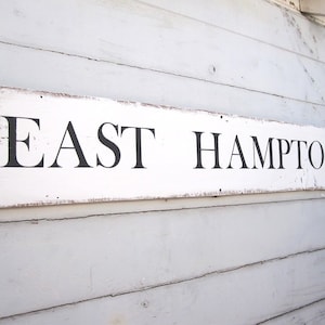 Hamptons Decor, Hamptons Sign, Hamptons Style, East Hampton Sign, Long Island, New York,Coastal, Beach Decor, Beach House ,Rustic Beach Sign
