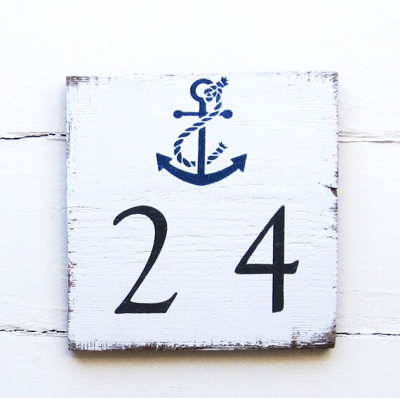 Nautical Address Sign Beach House Address Sign House Number Etsy UK
