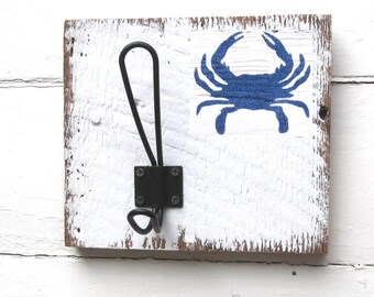 Crab Decor, Crab Sign, Blue Crab Maryland, Crab Lover Beach Decor, Coastal Farmhouse Decor, Coastal Decor, Beach Crab, Beach Decor, Rustic