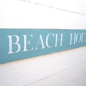 Beach House Sign, Beach House Decor, Coastal Decor, Coastal Signs, Wood Beach House Sign, Beachy Sign, Rustic Beach Sign, Rustic Beach Chic