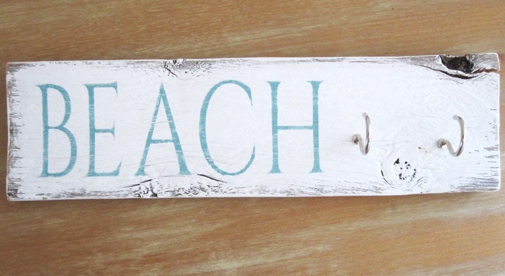Beach Key Rack Beach Key Holder for Wall, Beach Sign, Beach House Decor, Key Rack ...