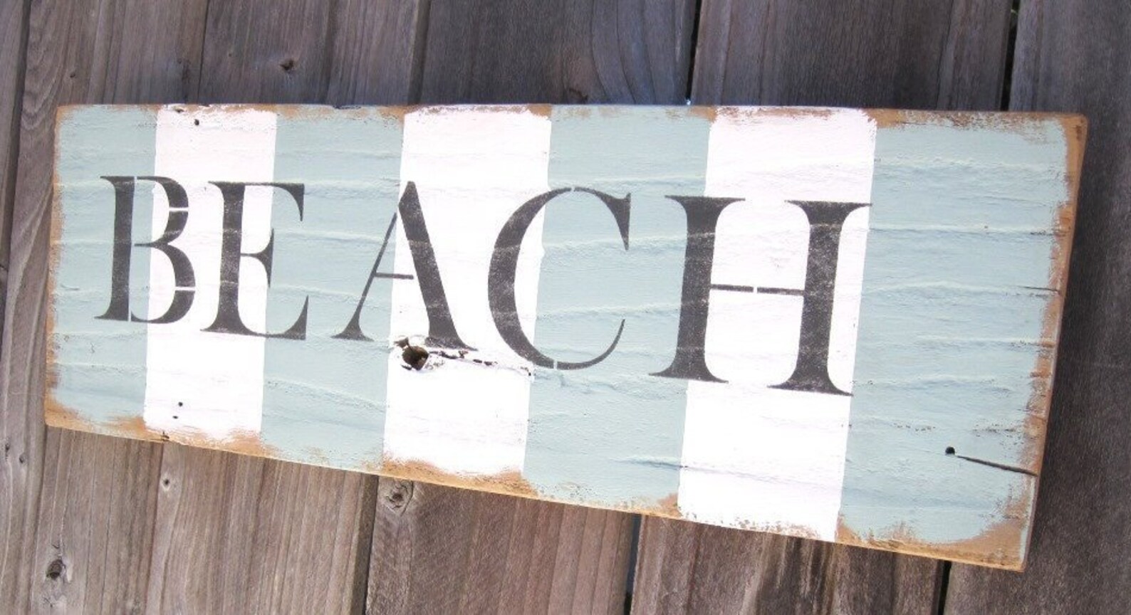 Wood BEACH Signs Coastal Decor Beach House Beach Cottage Etsy