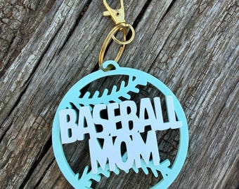 Etiqueta para bolsa de béisbol, dije para bolsa de béisbol/softbol, etiqueta de béisbol personalizada de acrílico de 2.75 pulgadas