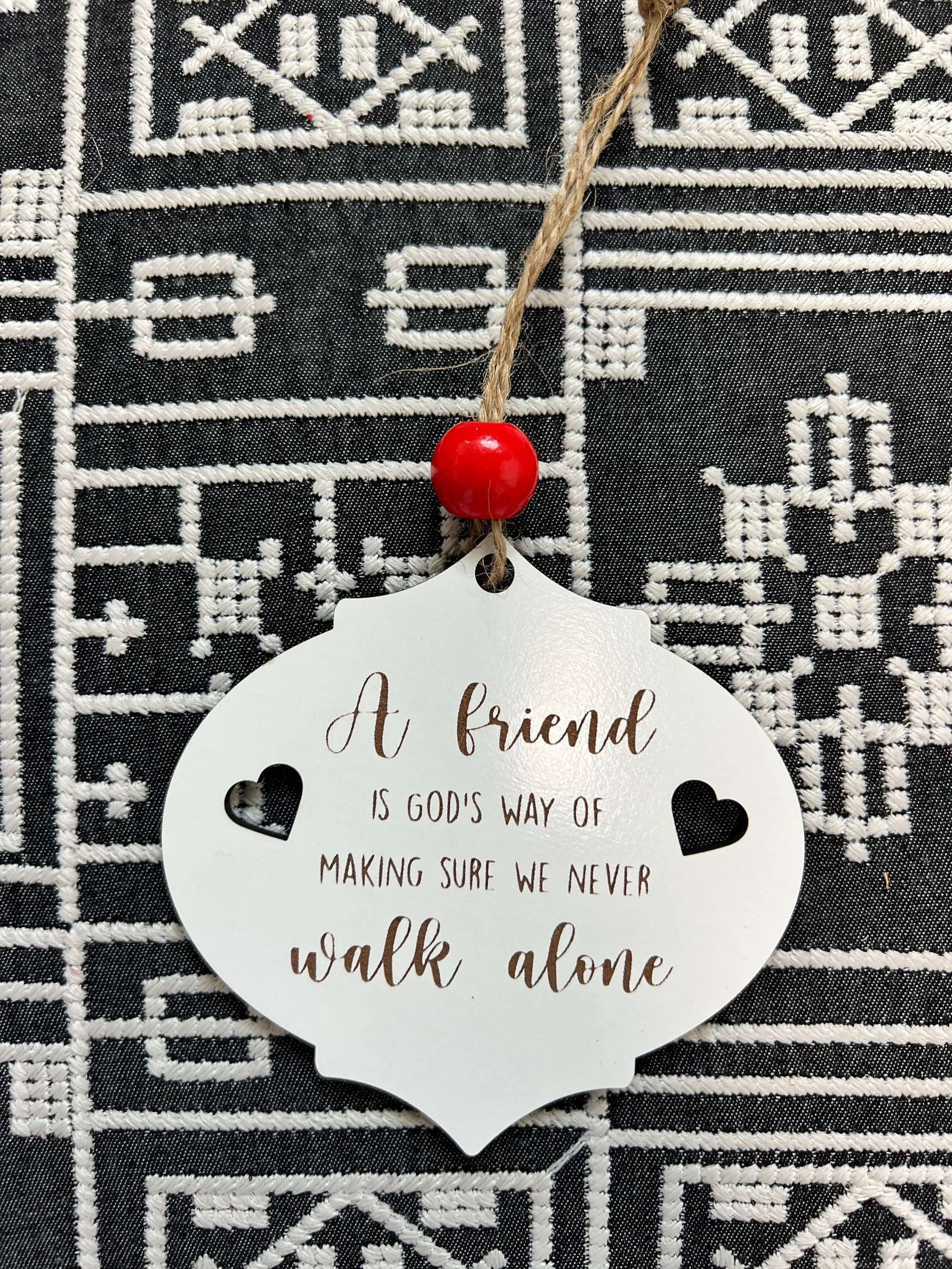 thumbnail image 2 of Friends Never Walk Alone Ornament 2 of 9