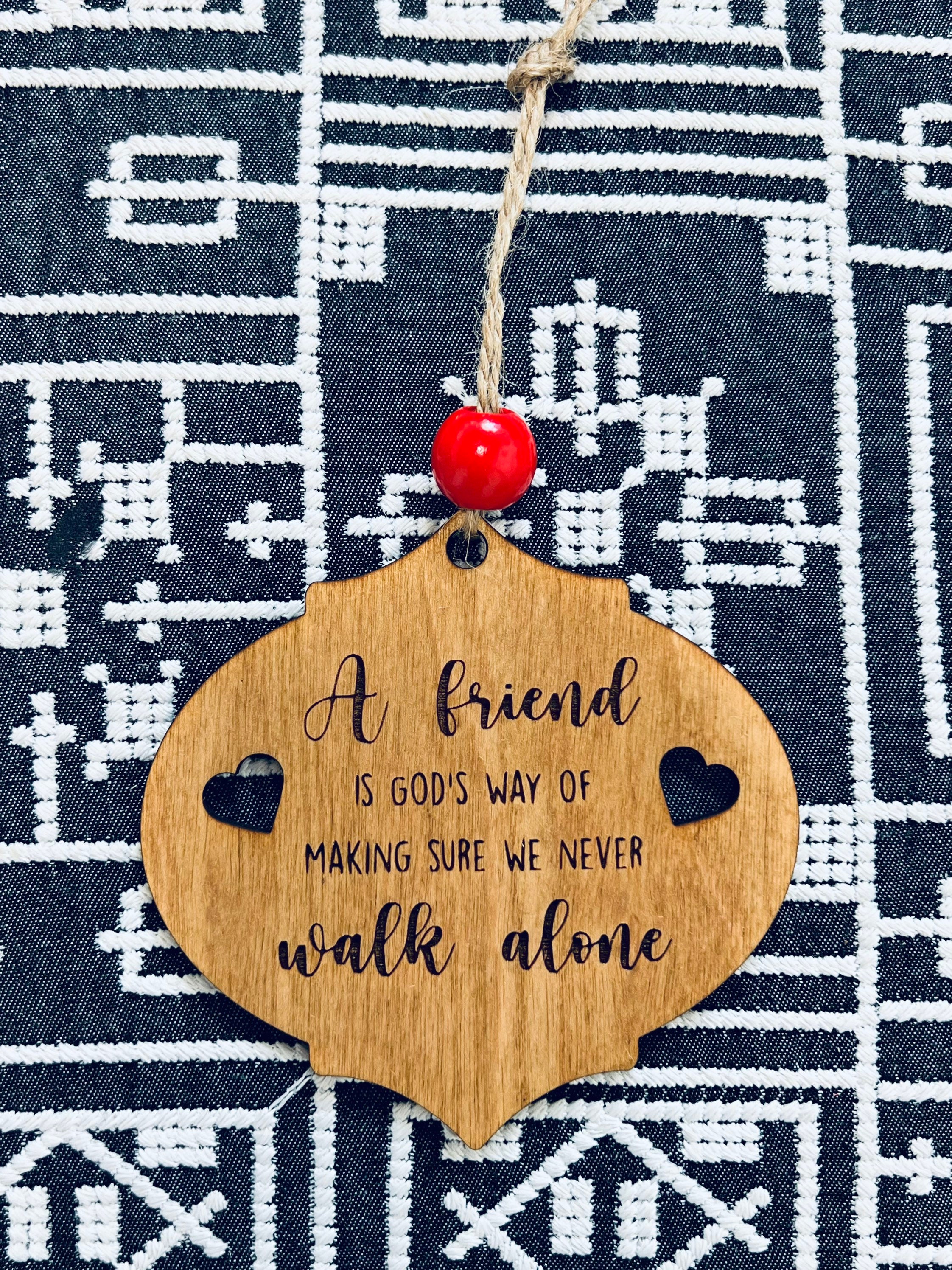 thumbnail image 2 of Friends Never Walk Alone Ornament 2 of 9