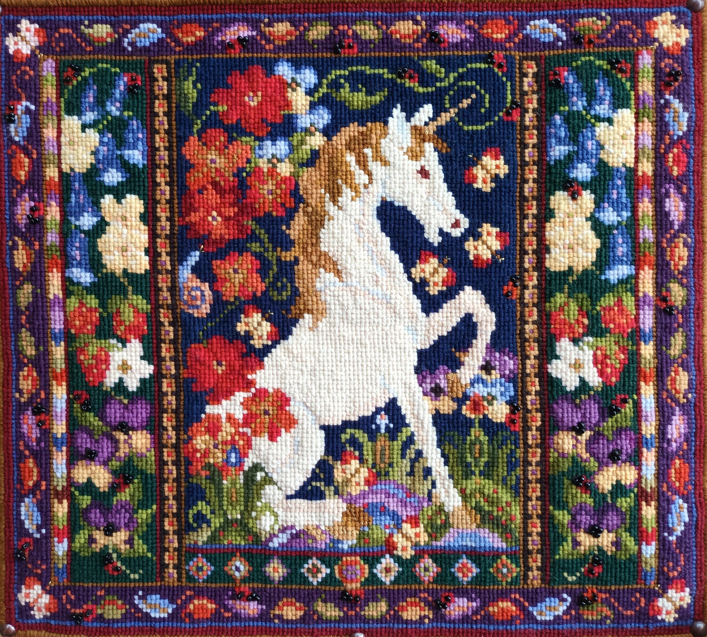 Unicorn Tapestry - Modern Cross Stitch Pattern by Tiny Modernist