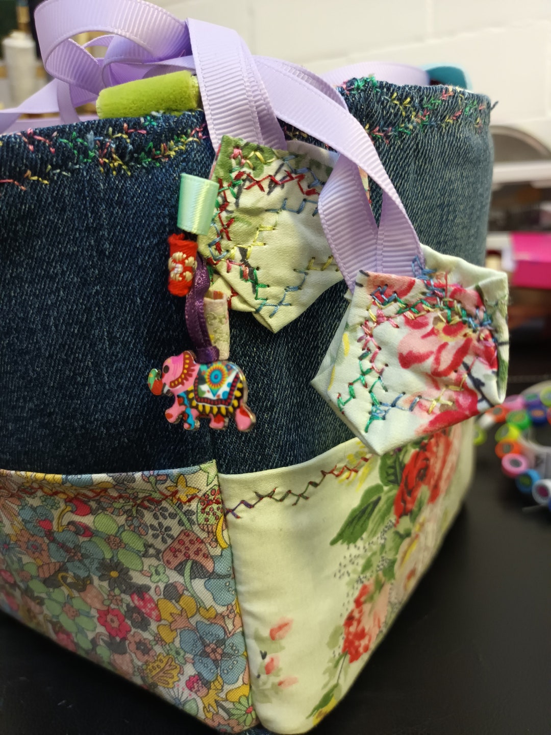 Fabric Rice Bag Vintage Liberty Craft Sewing Notions Etsy