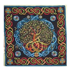 Tapestry Kit - Celtic Tree of Life, Counted Cross-stitch, Needlepoint, Pagan, Wicca, Wall-hanging, Large Cushion, Picture, Bedroom, Lounge