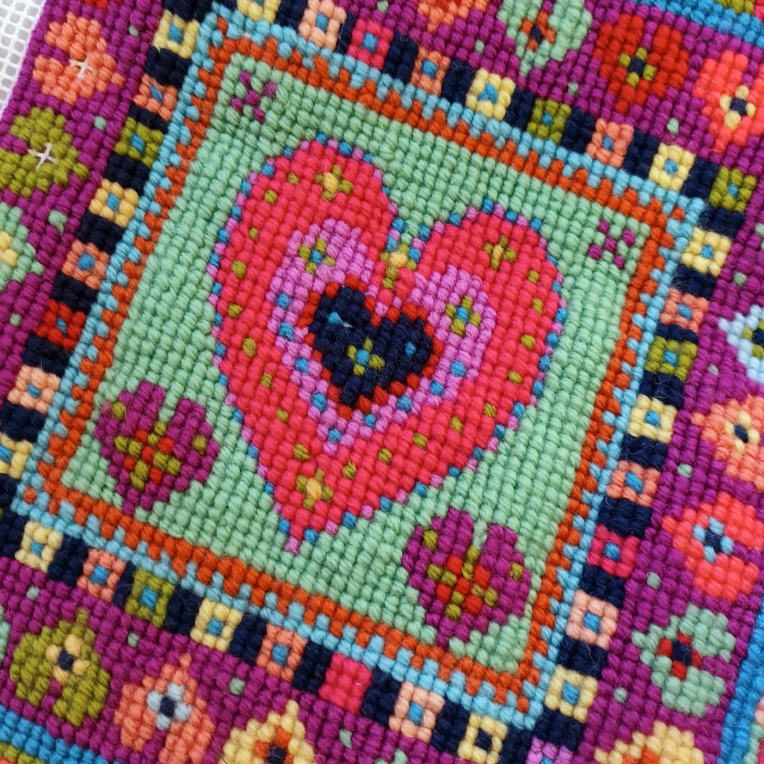 Heart Tile, PDF DIGITAL DOWNLOAD, Pattern Chart, Tapestry, Needlepoint ...