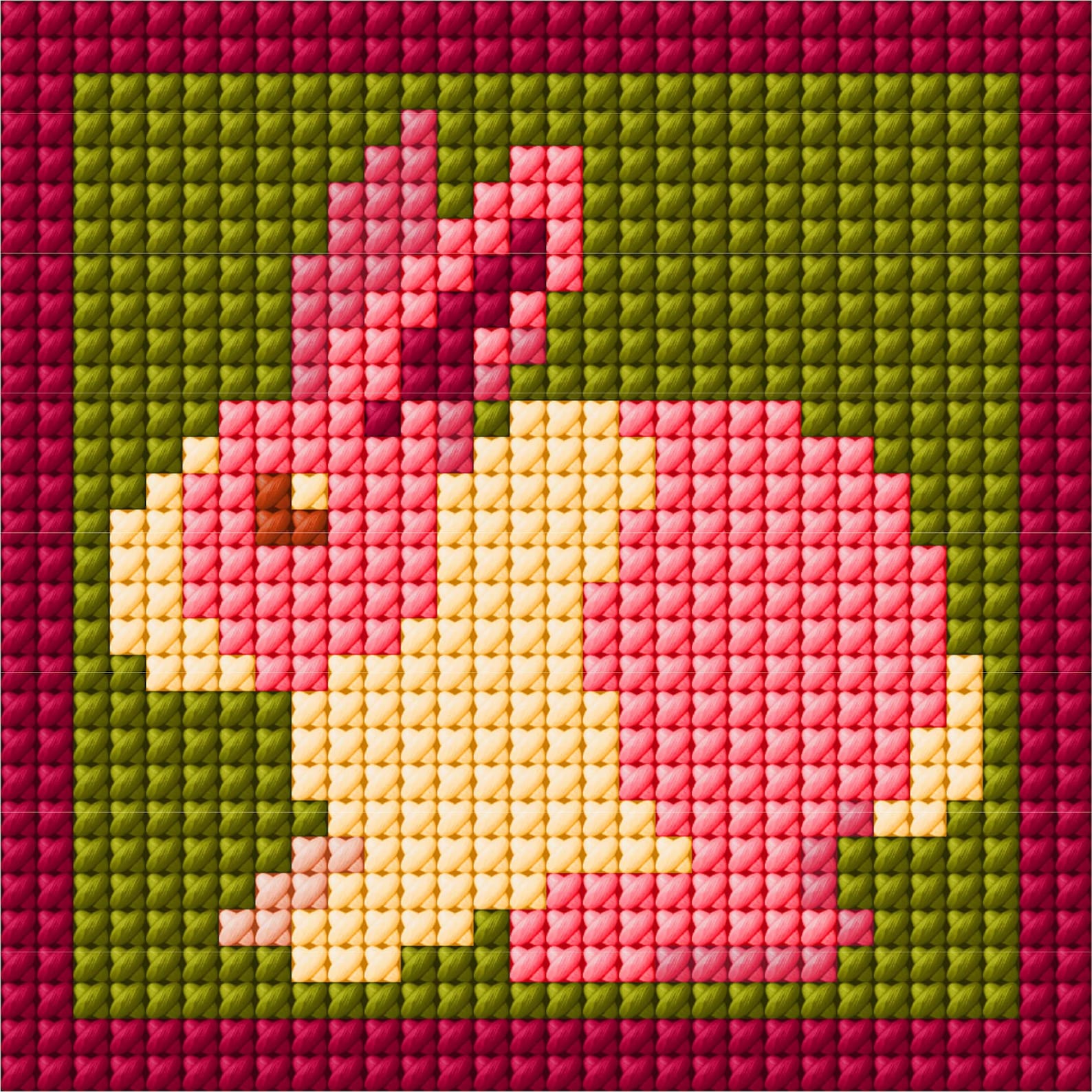 Bunny Bundle, 3 X Dutch Rabbit Charts, PDF Digital Downloads, Pink ...