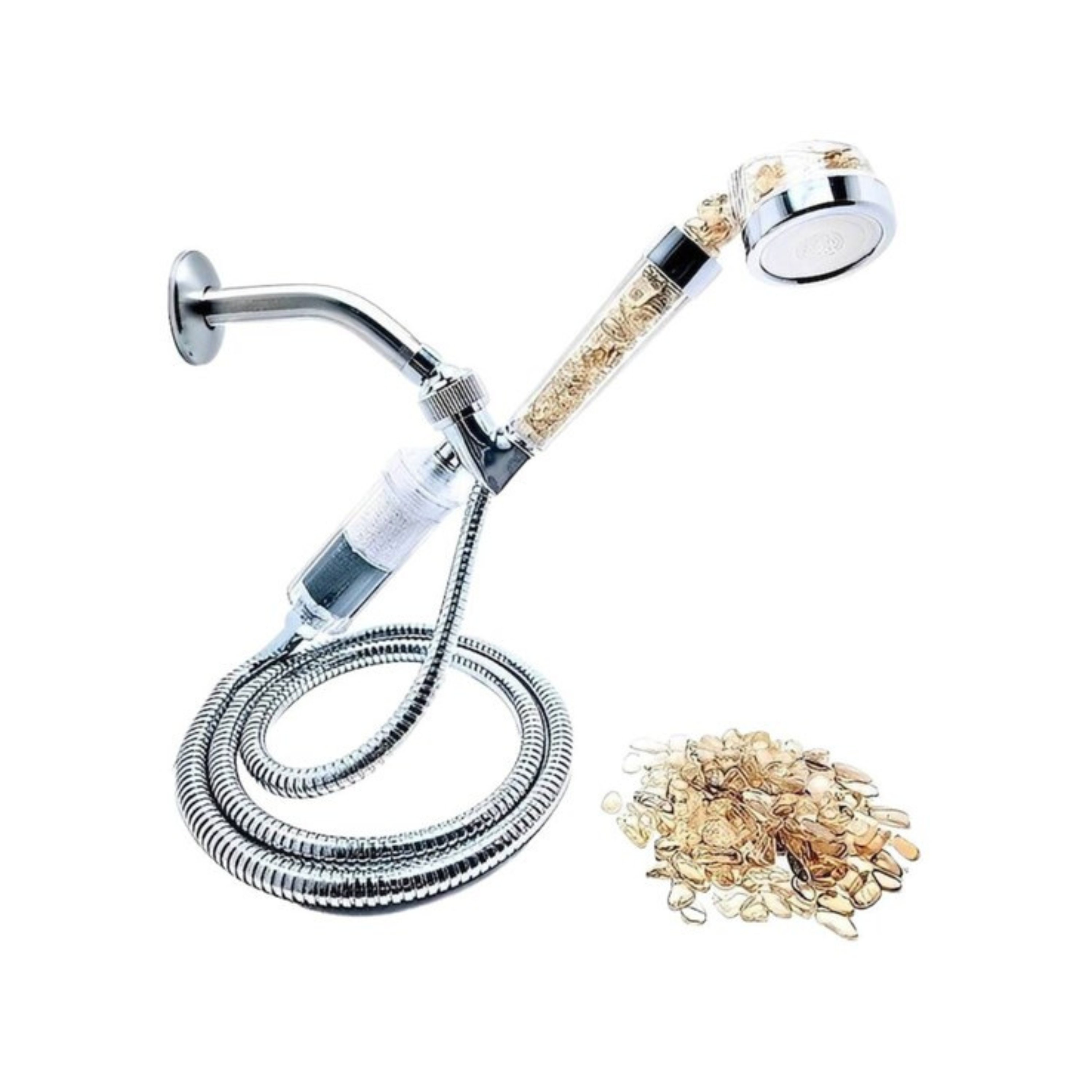 Crystal Healing Shower Head High Pressure Water Filtration Natural