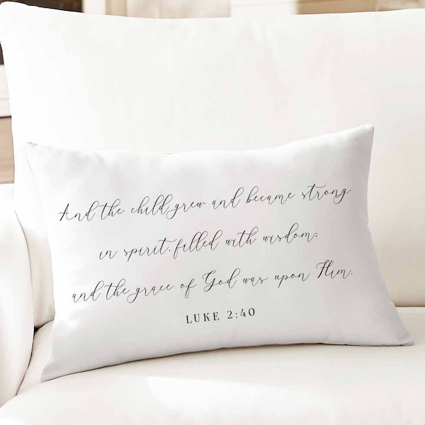 Bible Verse Pillow Etsy